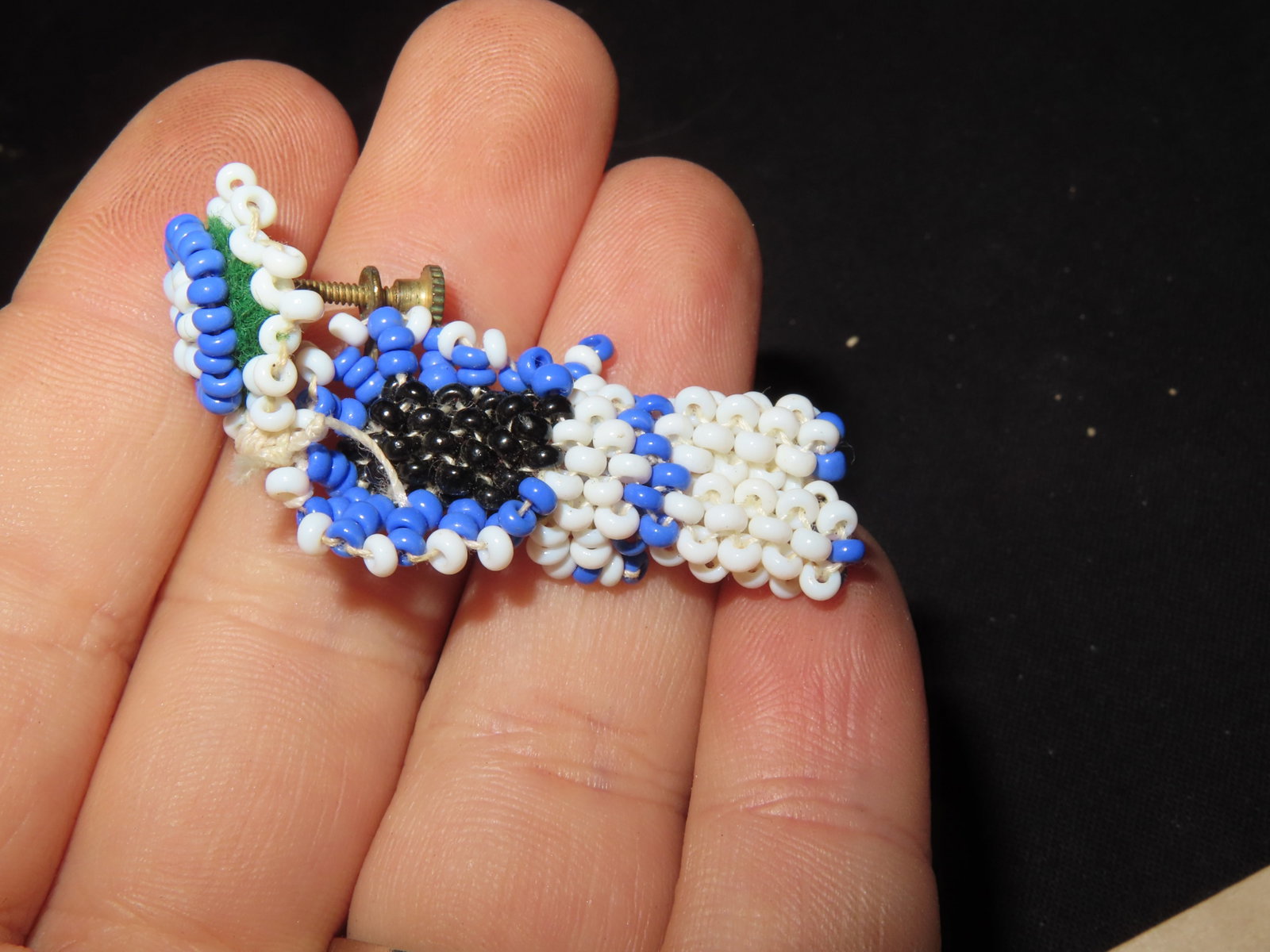 Native American Beaded Earrings - 3