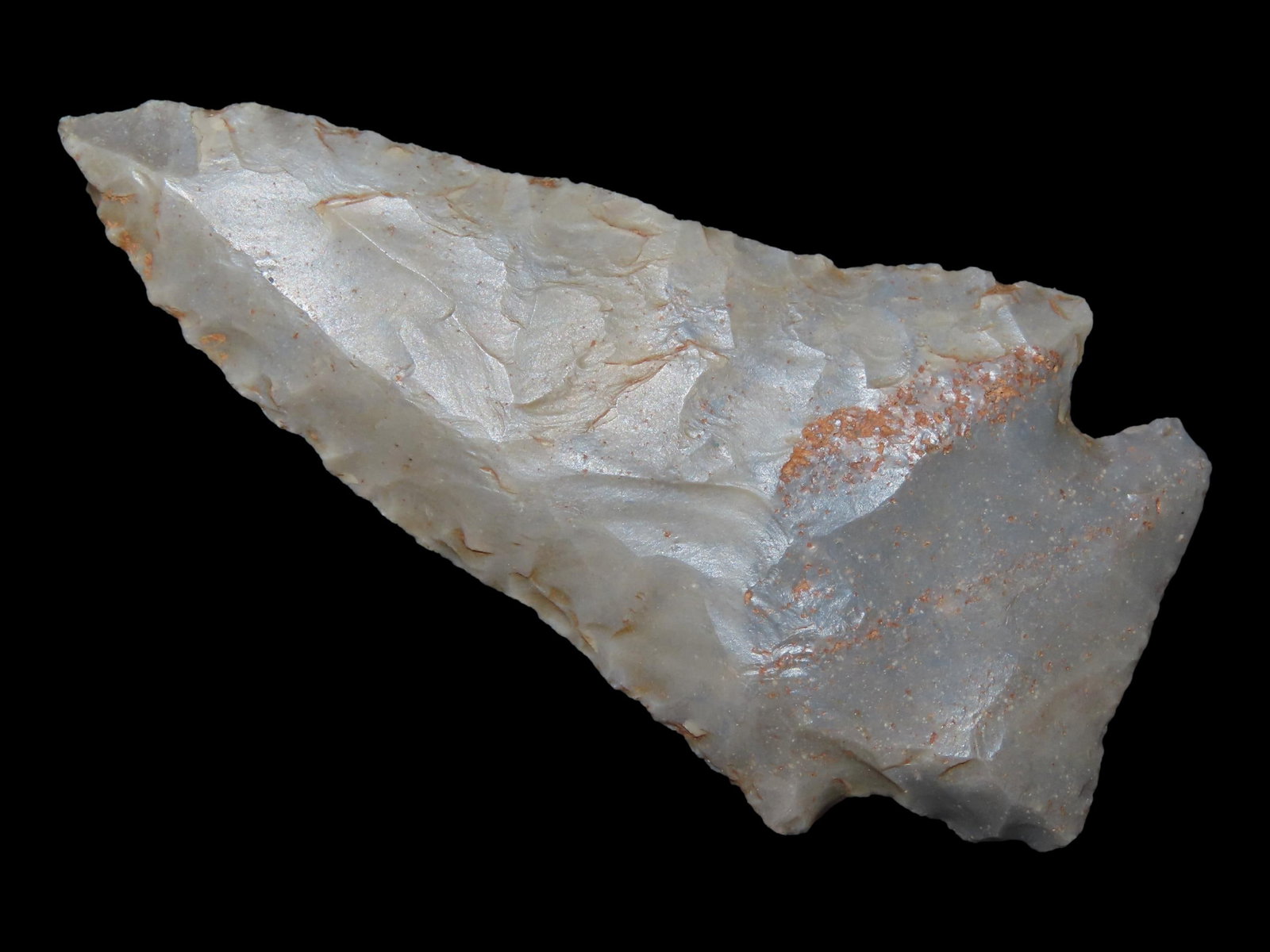 2 3/4?? Pinetree Point, Early Archaic, 8000-6500 BC, Hornstone, Warren Co., Kentucky: 2 3/4” Pinetree Point, Early Archaic, 8000-6500 BC, Hornstone, Warren Co., Kentucky