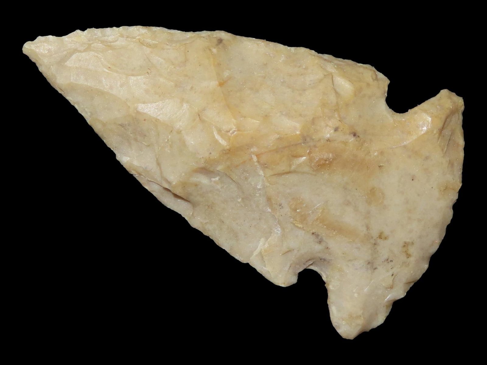 1 3/4?? Damron Point, Tan-Gray Fort Payne Chert, Late Archaic, 2500-1000 BC, Cultures of the: 1 3/4” Damron Point, Tan-Gray Fort Payne Chert, Late Archaic, 2500-1000 BC, Cultures of the Mid-South