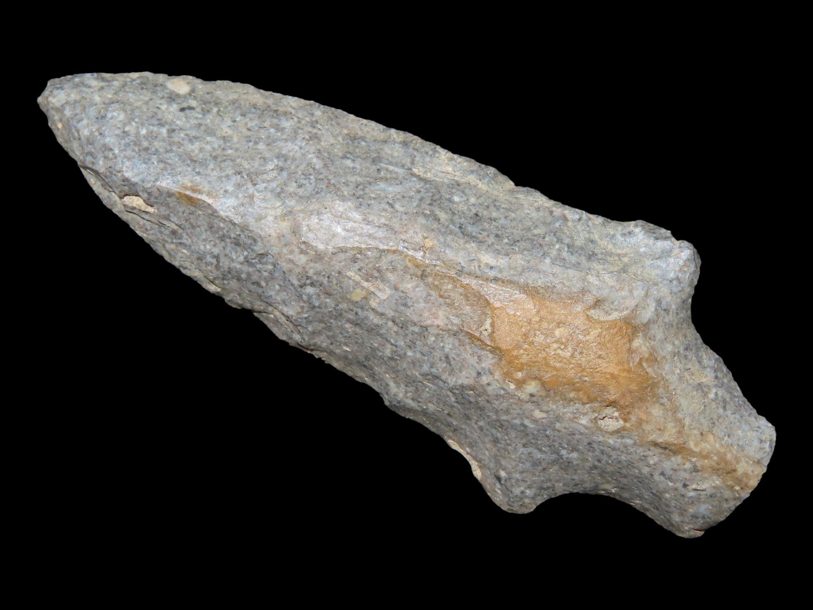 3 1/4?? Pickwick Point, Fossiliferous Chert, Middle Archaic, 4000-2500 BC, Warren Co., Kentucky (1 of 6)
