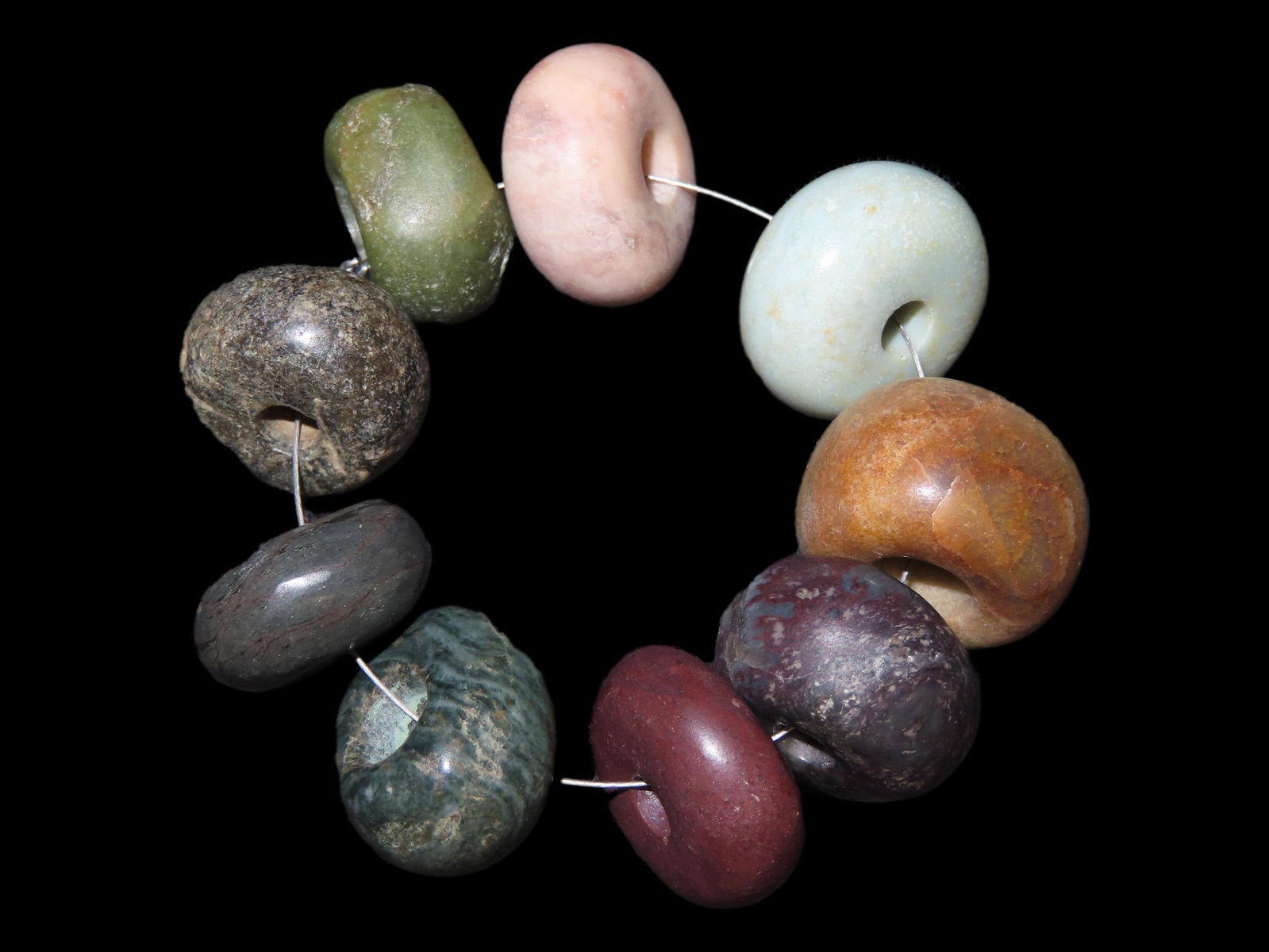 Pre-Columbian Mayan Necklace Beads (1 of 6)
