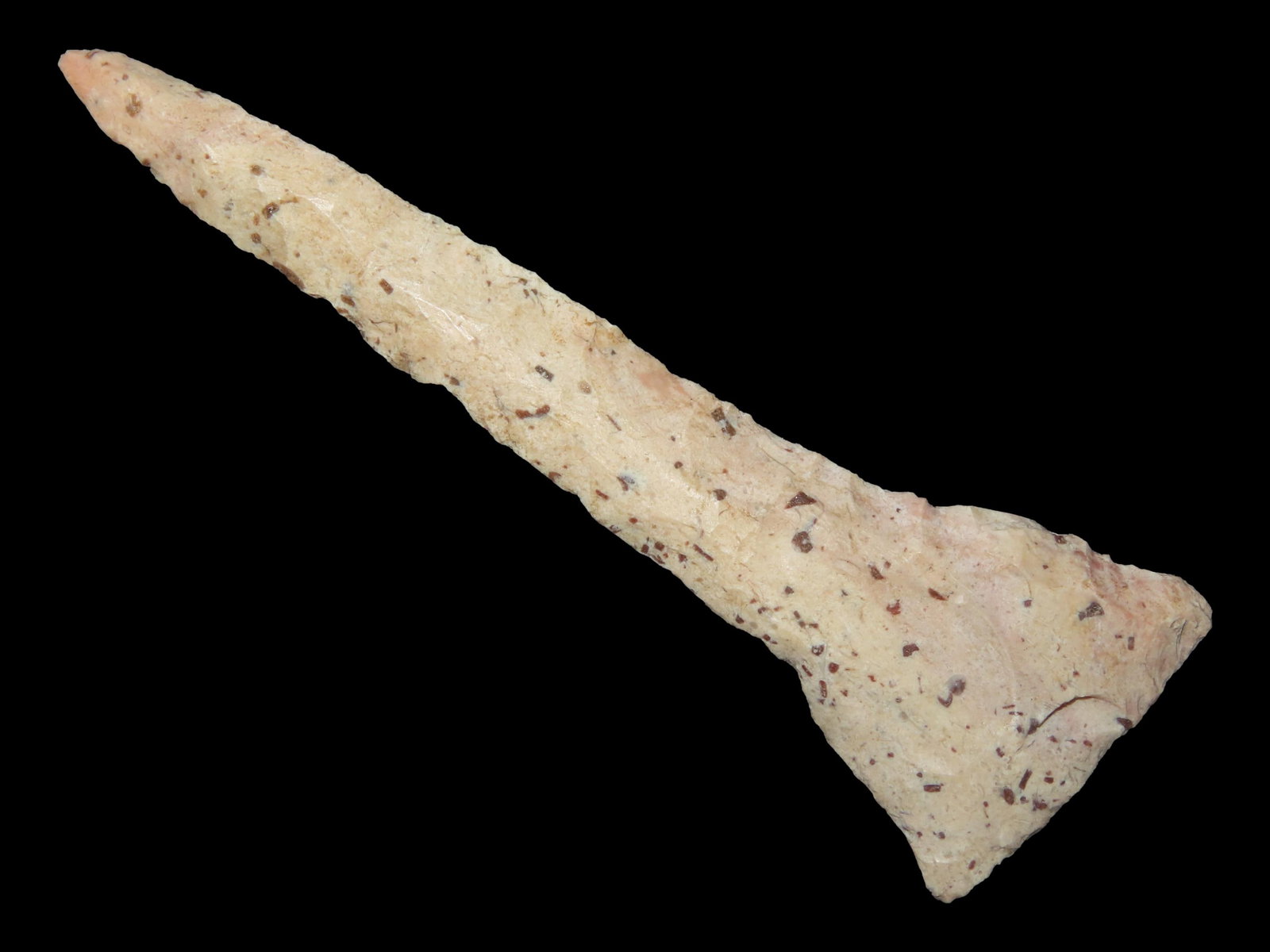 3 7/8?? x 1 3/16?? Drill, Burlington Chert, Boone Co., Missouri, Ex. Tommy Remington Collection, (1 of 13)