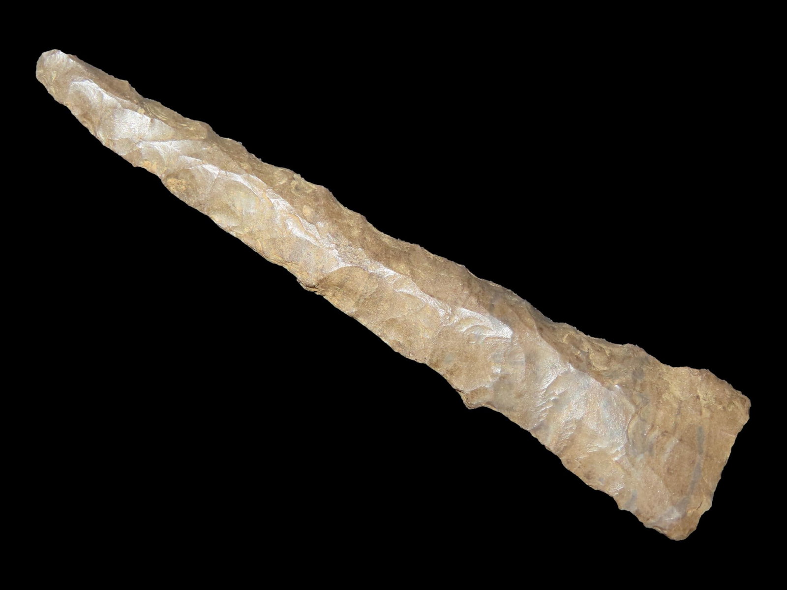 3 5/8?? x 3/4?? Drill, Dover Chert, Montava Co., Missouri, Motley & Leithoff COA (1 of 9)