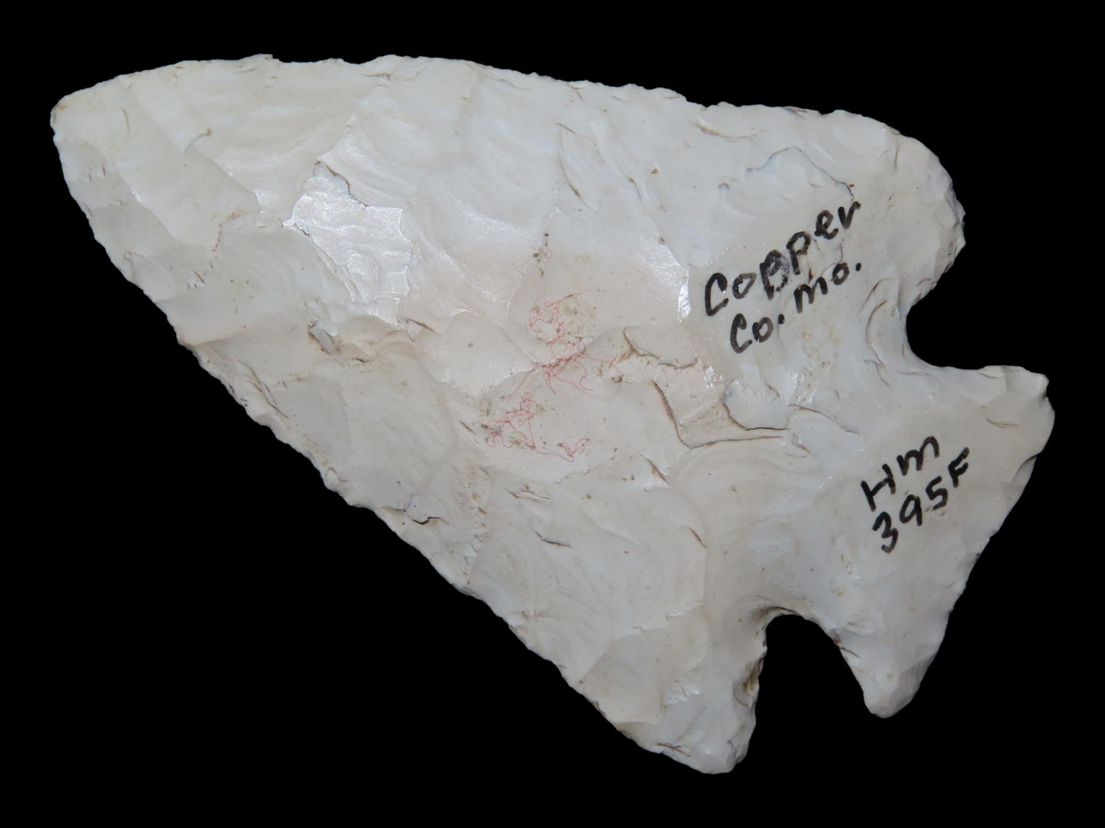 3 1/8” x 2 1/16” Hardin, White Burlington, Copper Co., Missouri, Ex. James Dethrow Colle: 3 1/8” x 2 1/16” Hardin, White Burlington, Copper Co., Missouri, Ex. James Dethrow Collection