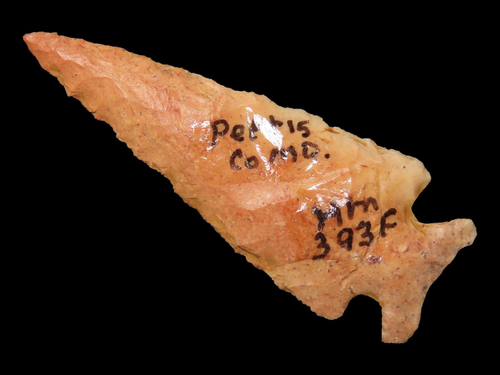 2?? x 3/4?? Sorter’s Bluff, Pettis Co., Missouri, Ex. James Dethrow Collection (1 of 8)