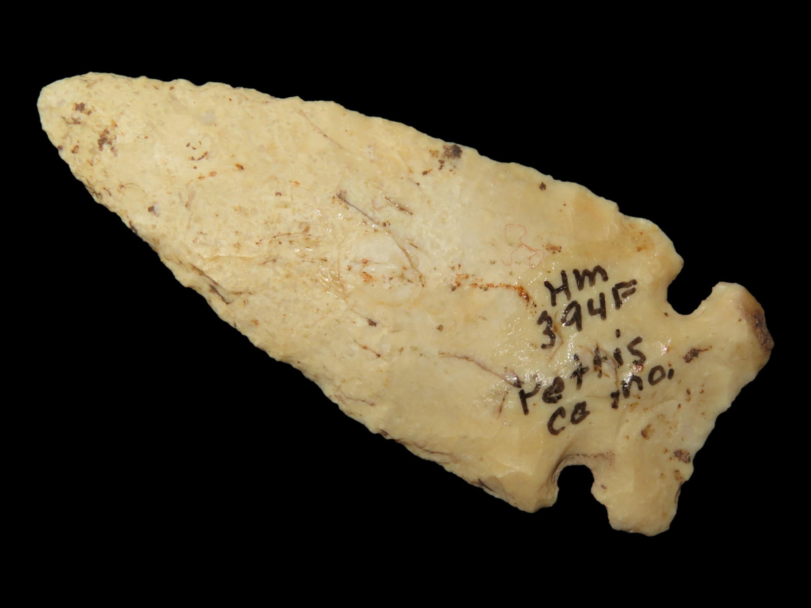 2 1/2?? x 1 1/16?? Cache River, Burlington, Pettis Co., Missouri, Ex. James Dethroe Collection (1 of 8)