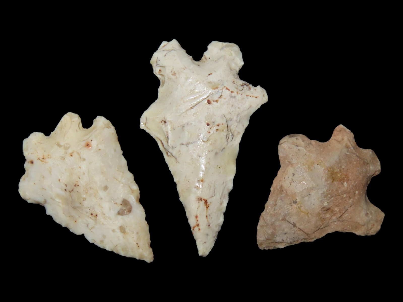 Group of 3 Fox Valley Points, Woodland & Archaic: Group of 3 Fox Valley Points, Woodland & Archaic