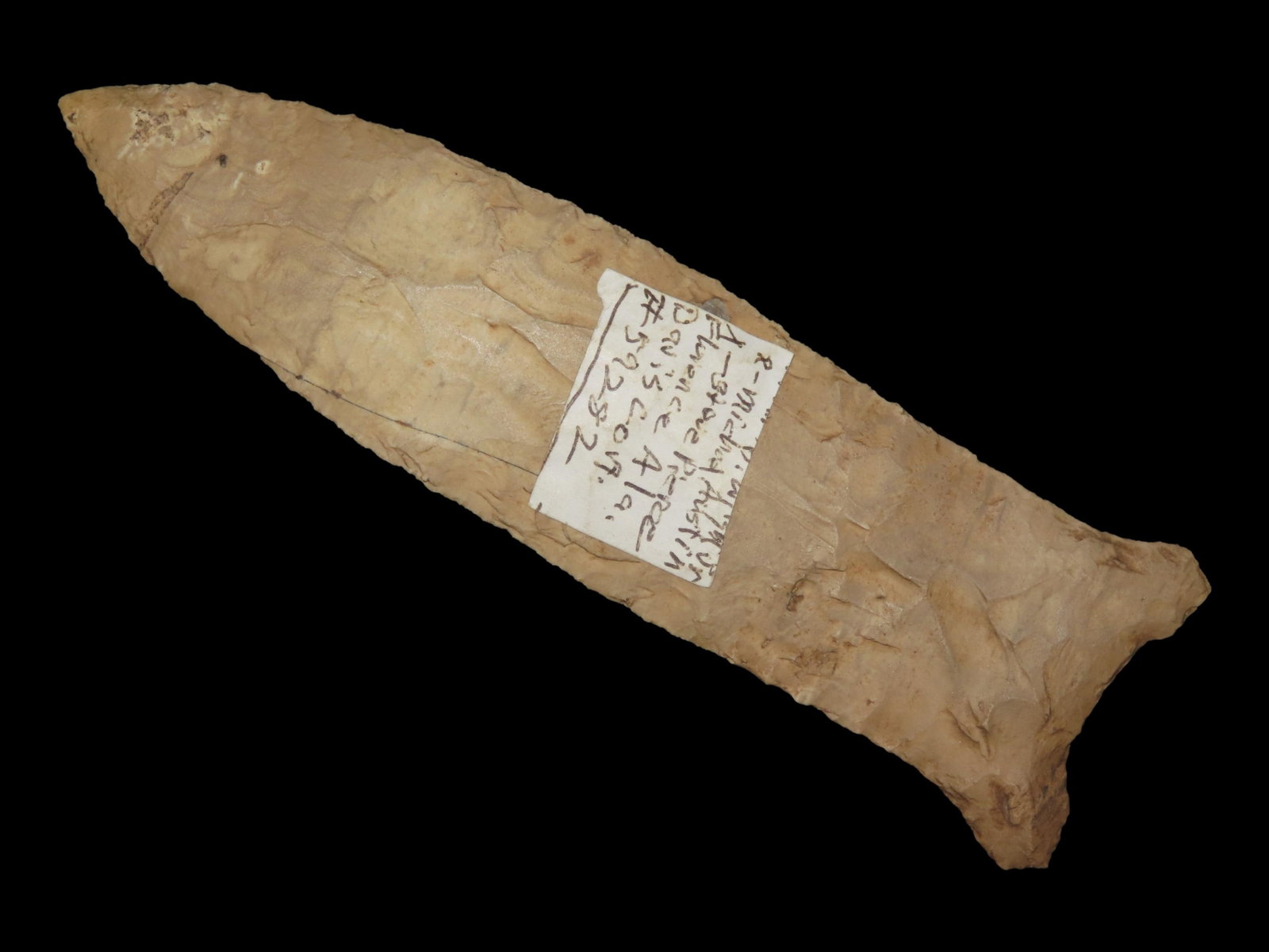 4 7/8?? x 1 3/8?? Quad, Fort Payne Chert, Gray/White, Near Florence, Alabama, Ex. Steve Pierce, (1 of 13)