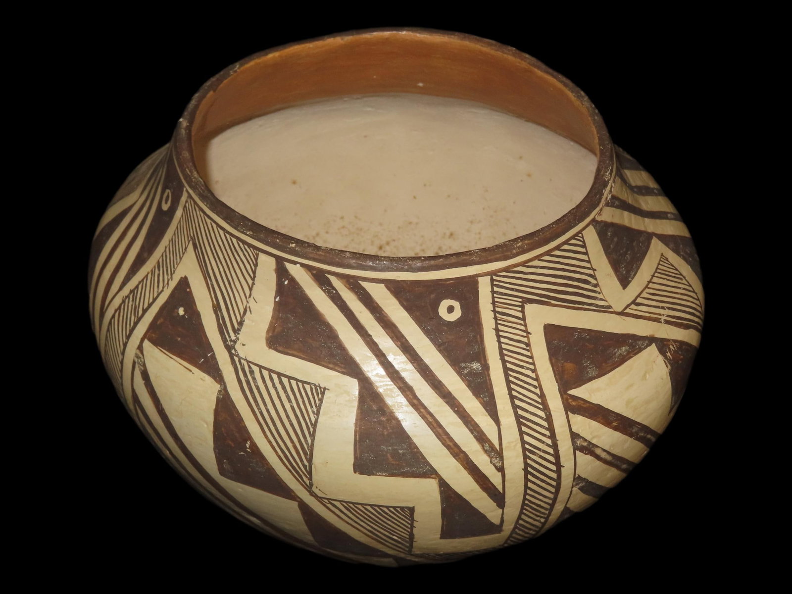 5?? x 7?? Acoma Pueblo Polychrome Olla, Circa 1920s (1 of 7)