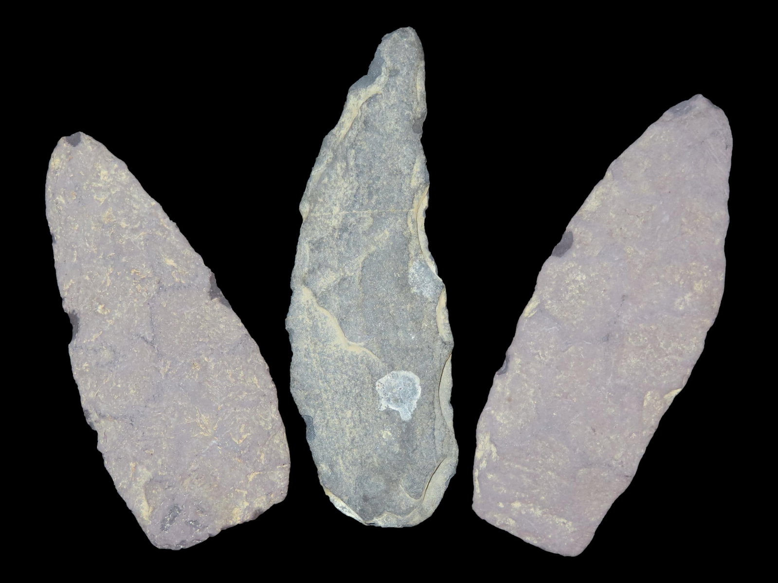 Grouping of 3 Rhyolite Pts. from Ohio (1 of 5)