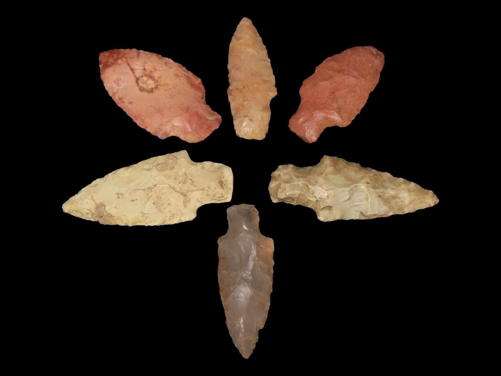 Grouping of Arrowheads from Mississippi (1 of 2)