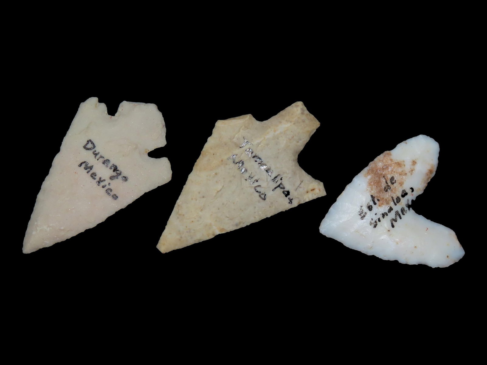 Grouping of 3 Arrowheads from Mexico (1 of 5)