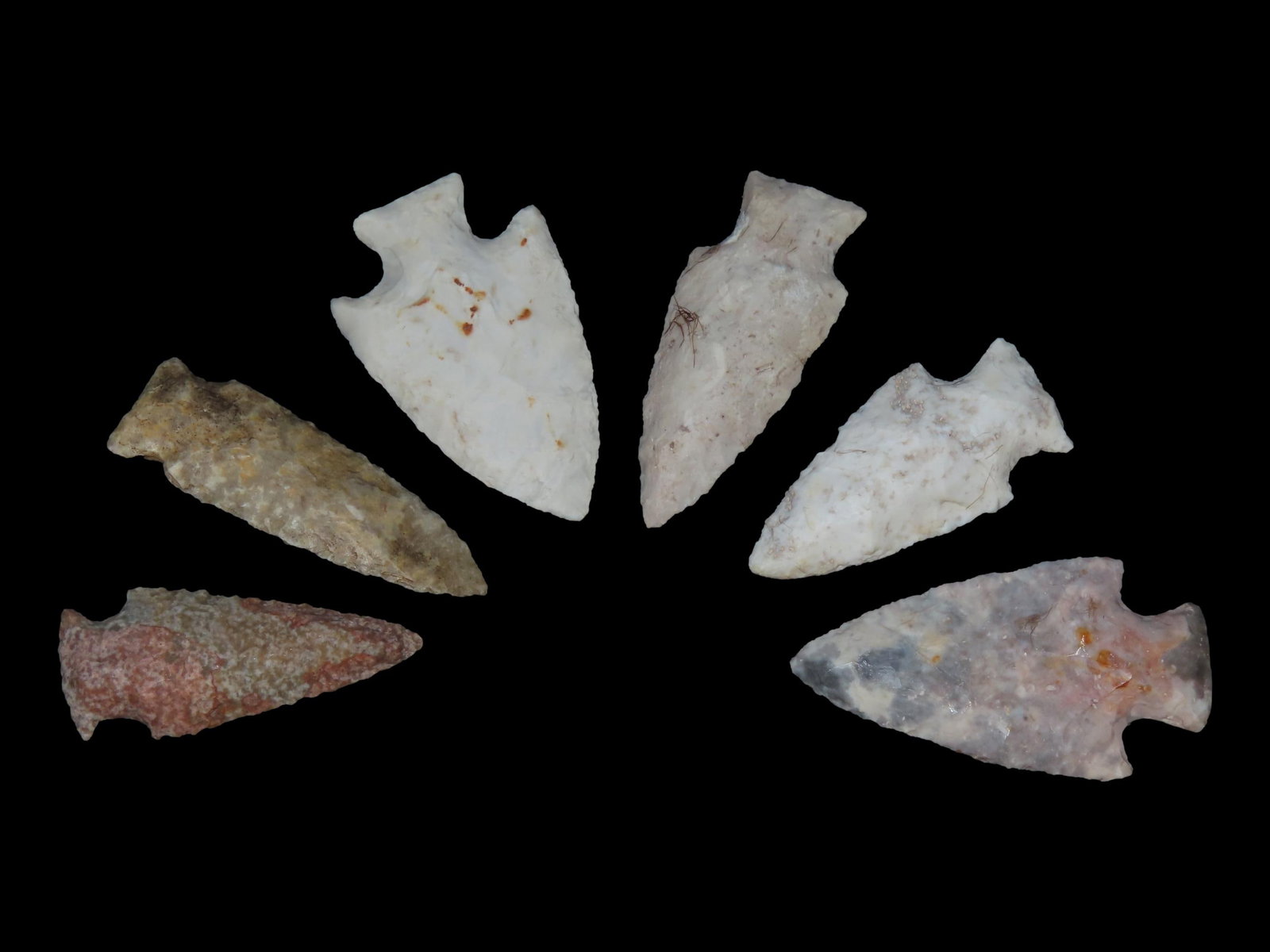 Grouping of 6 Table Rocks, Clark Co., Illinois (1 of 2)