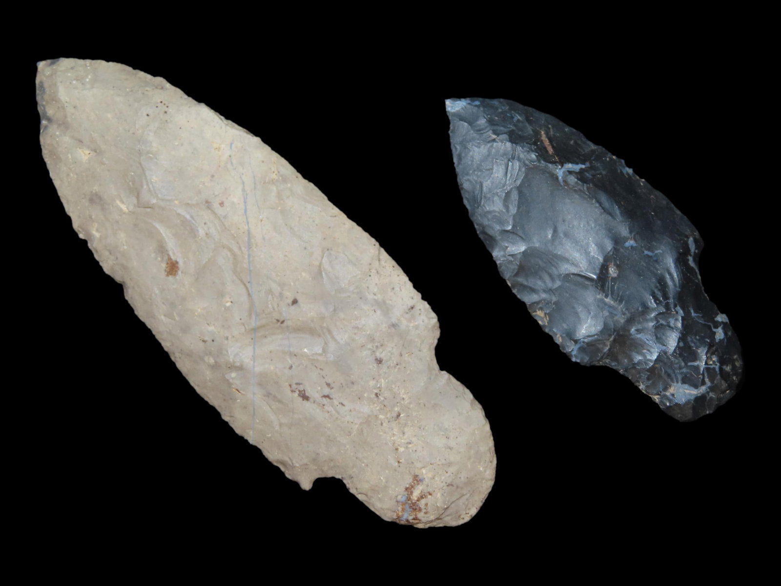 4 1/8?? x 1 1/2?? Grouping of 2 Adena Points, Ohio (1 of 9)