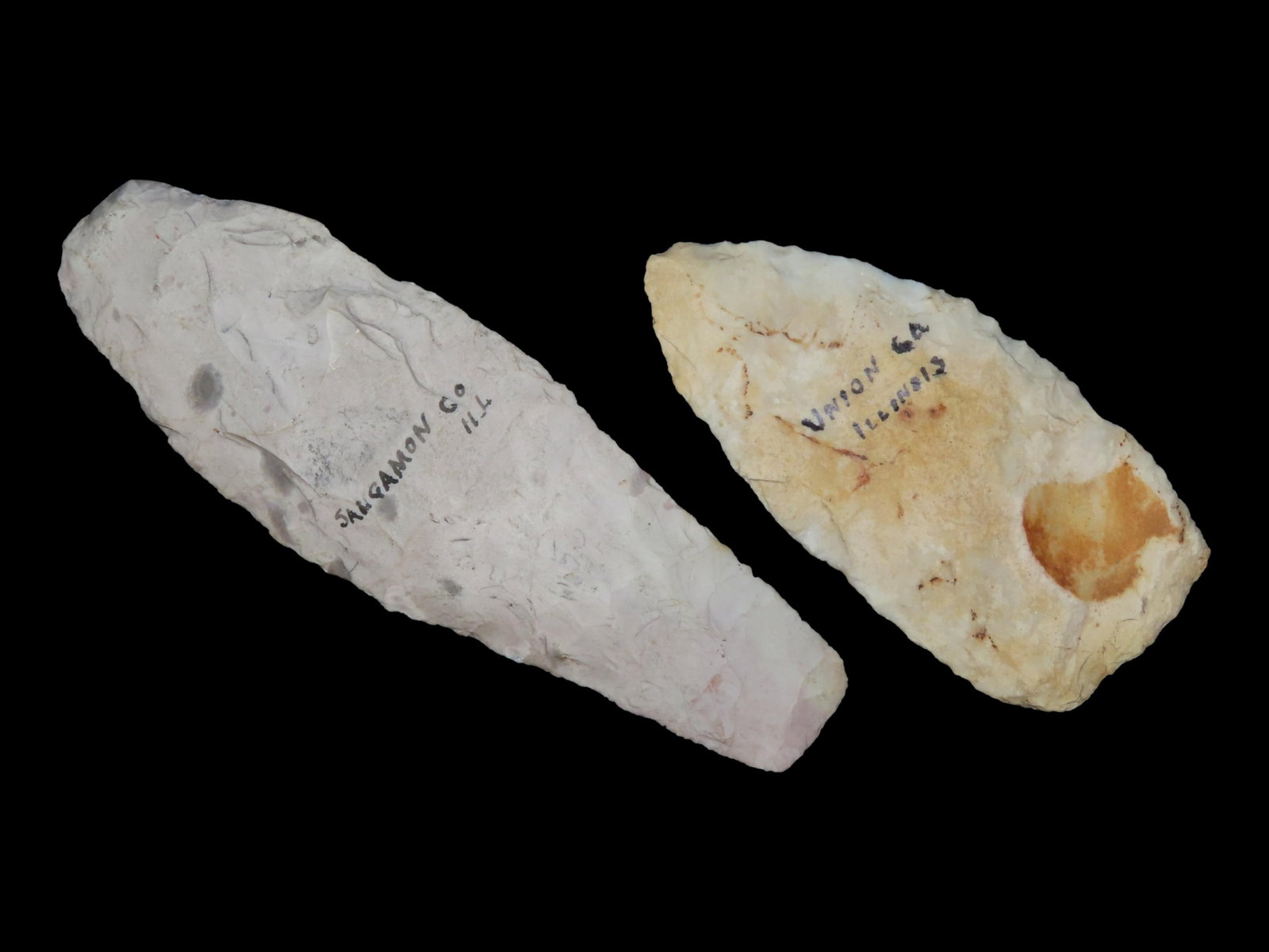 5 5/8?? x 1 3/4?? Grouping of 2 Woodland Blades, Illinois (1 of 10)