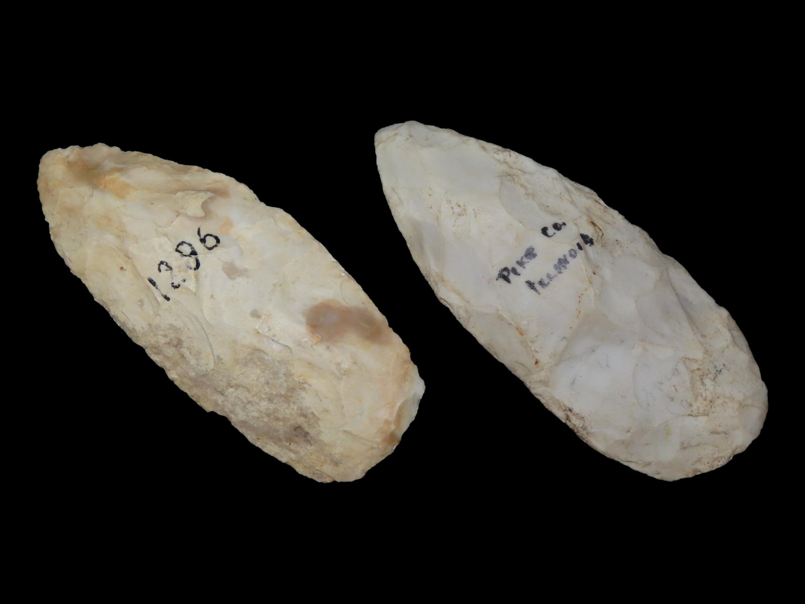 3 3/4?? x 1 1/2?? Grouping of 2 Adze from Pike Co., Illinois (1 of 10)