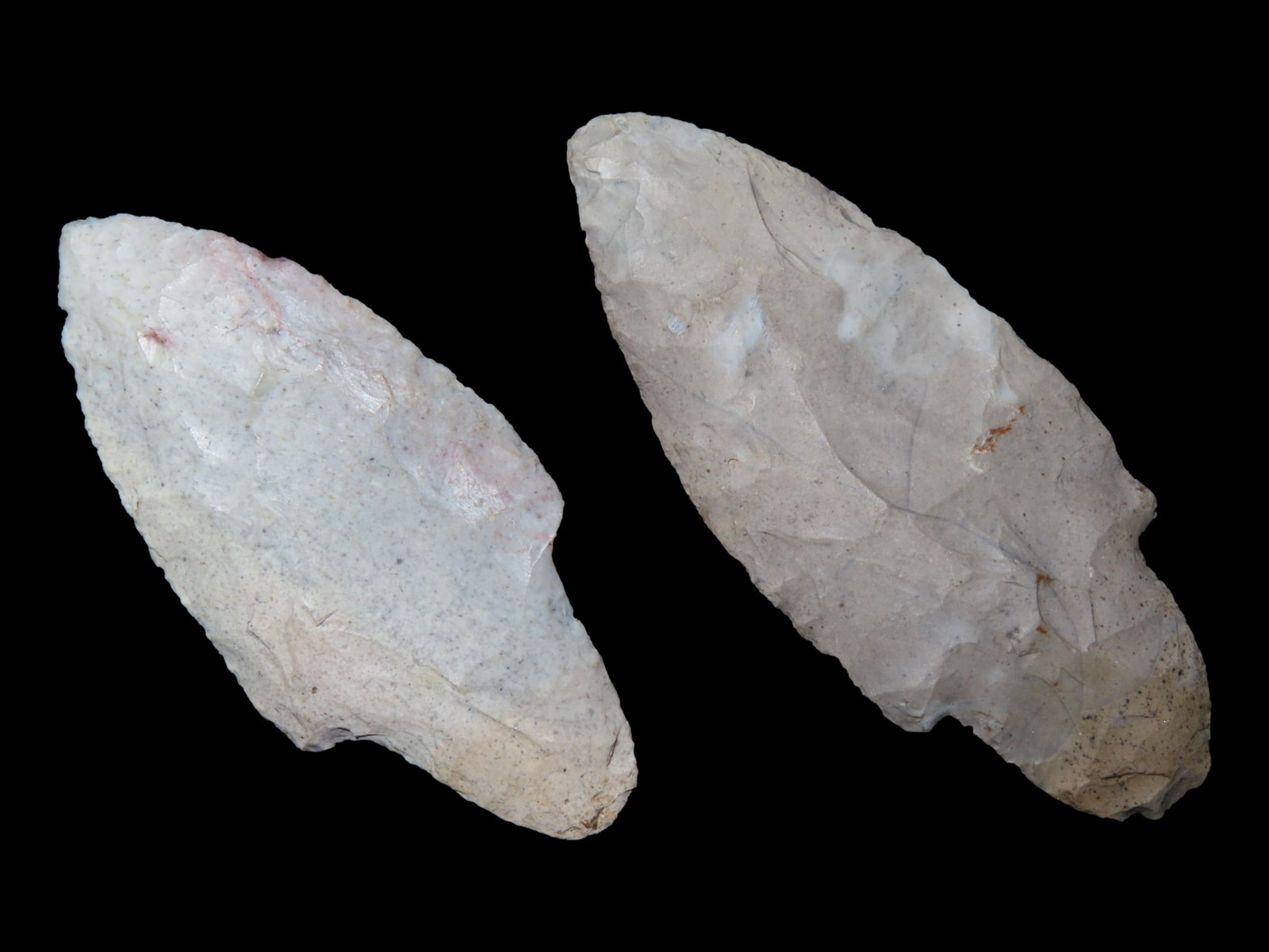 3 3/8?? x 1 3/8?? Grouping of 2 Adena Points, Pike Co., Illinois (1 of 10)