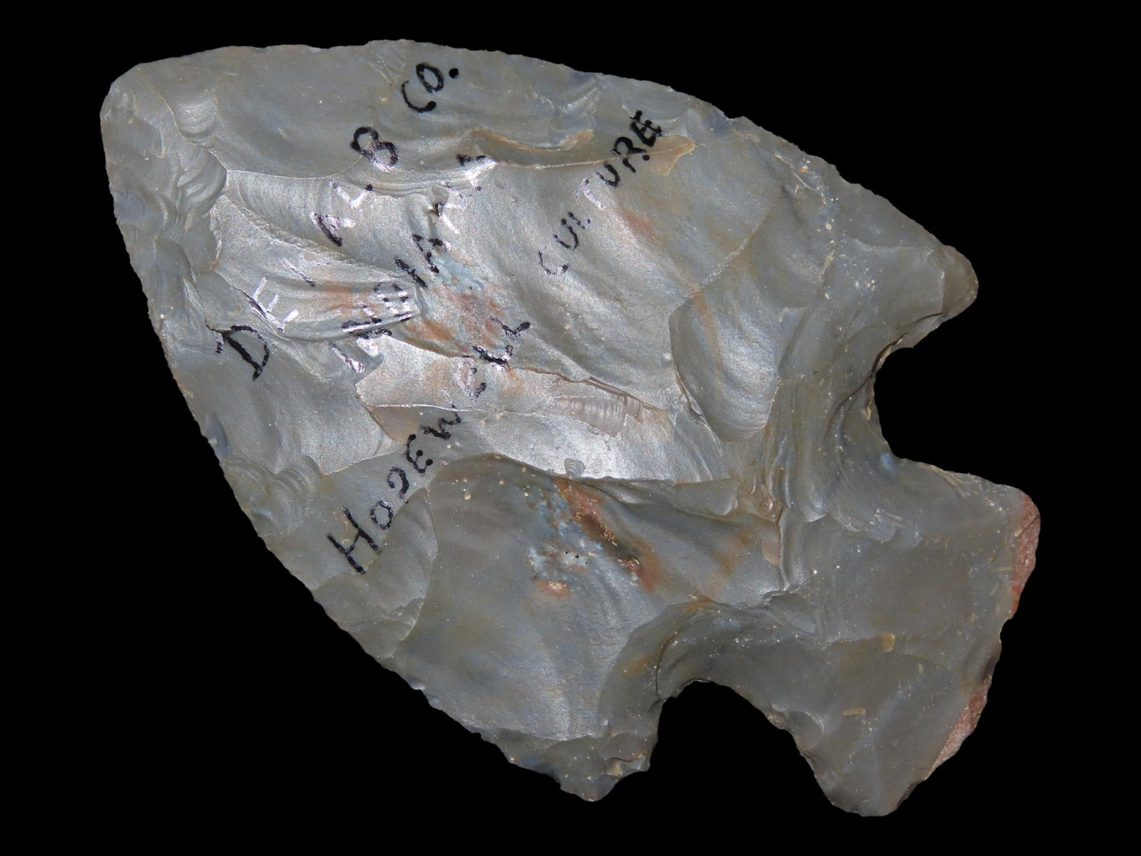 3?? x 1 3/4?? Snyder Point, DeKalb Co., Indiana, Hopewell Culture (1 of 8)