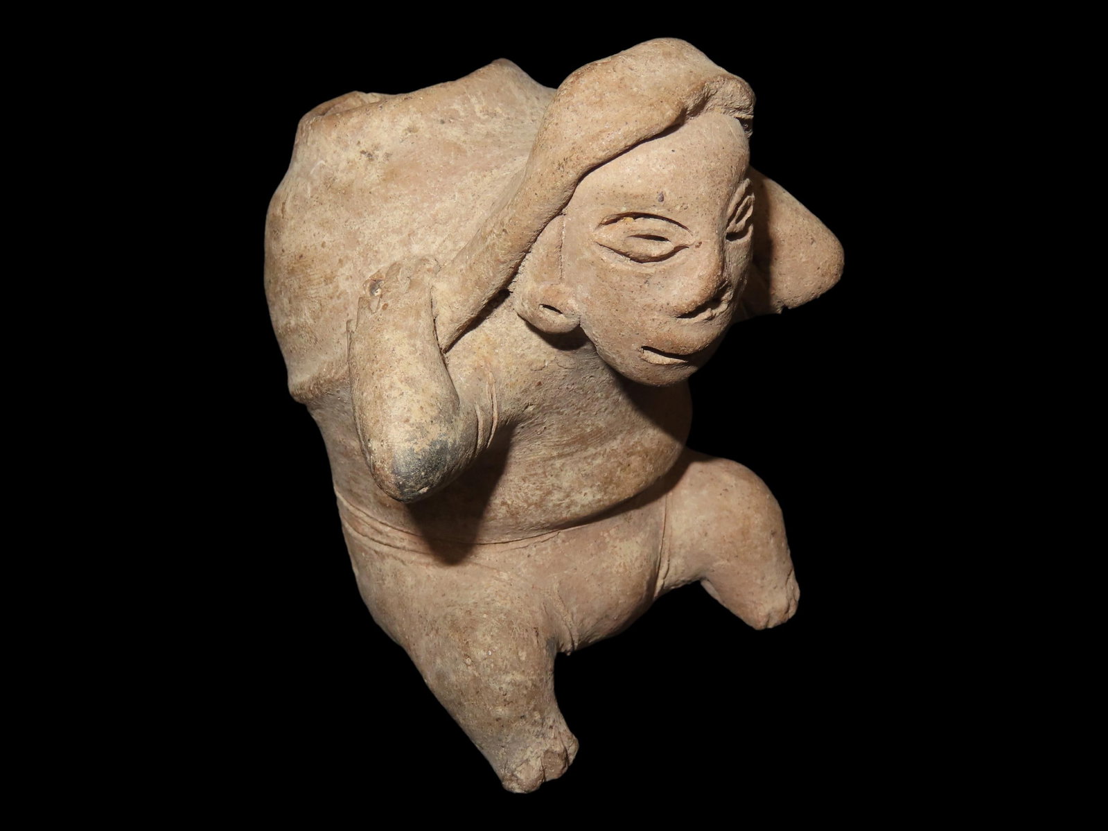 Pre-Columbian Seated Figurine, Ceremonial Cup, Western Mexico (1 of 12)