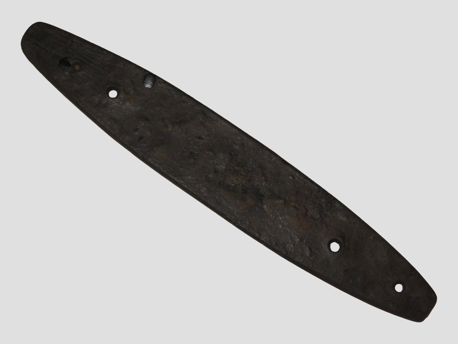 9 3/8?? x 1 1/2?? Slate Gorget, Broken, Found at 121st Street and Bixby, Arkansas (1 of 6)