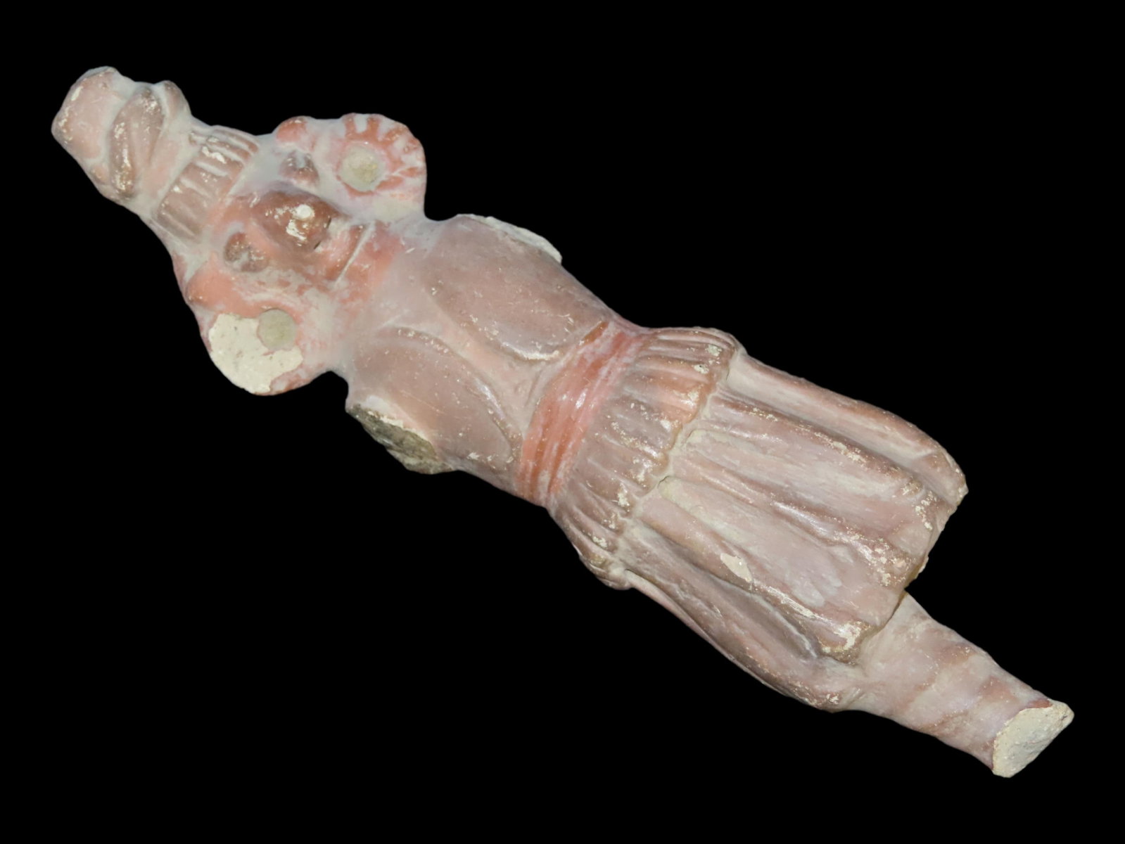 7 5/8?? x 1 3/4?? Pre-Columbian Pottery Figure, Chupicuaro Culture, Western Mexico, 500 BC - 300 (1 of 10)