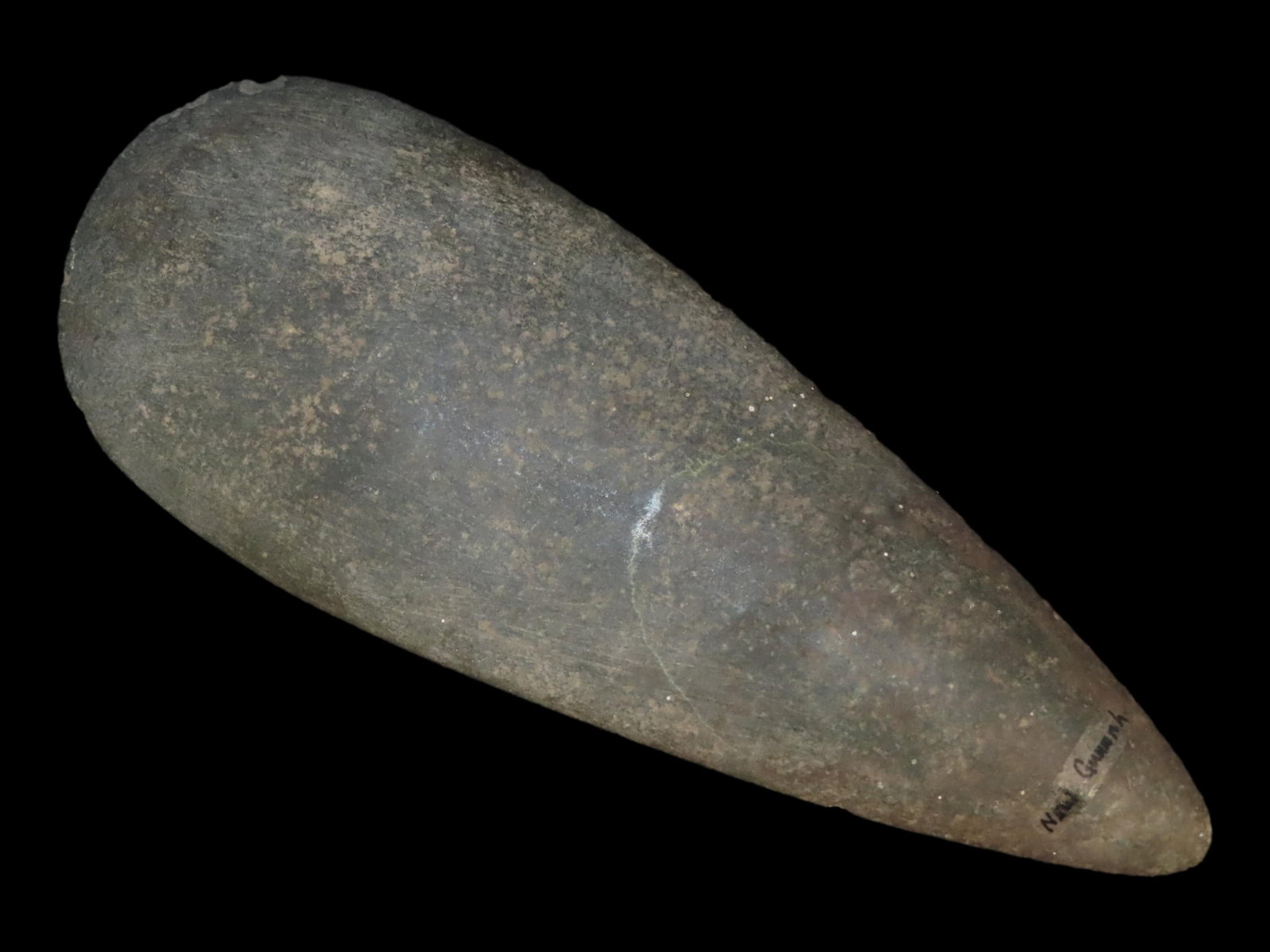 9 1/2?? x 3 5/8?? Stone Celt, New Quanie: 9 1/2” x 3 5/8” Stone Celt, New Quanie