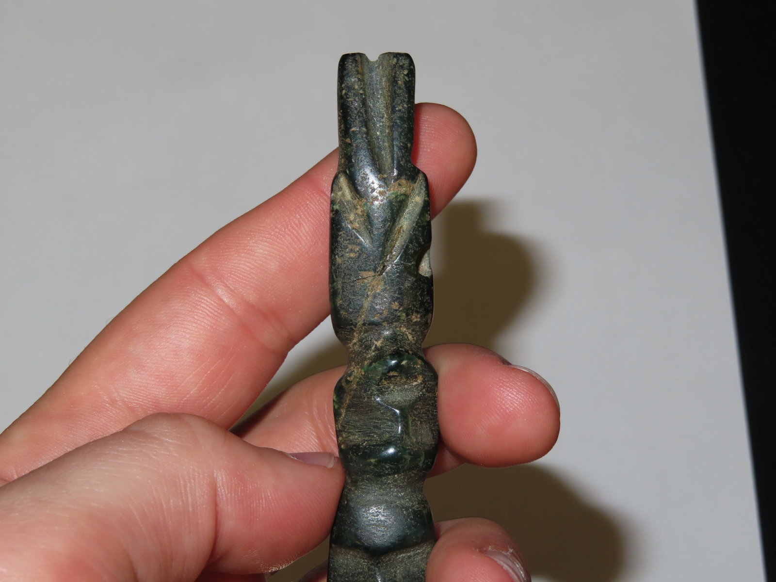 5 1/2?? x 3/8?? Pre-Columbian Double Human Gorget - 6
