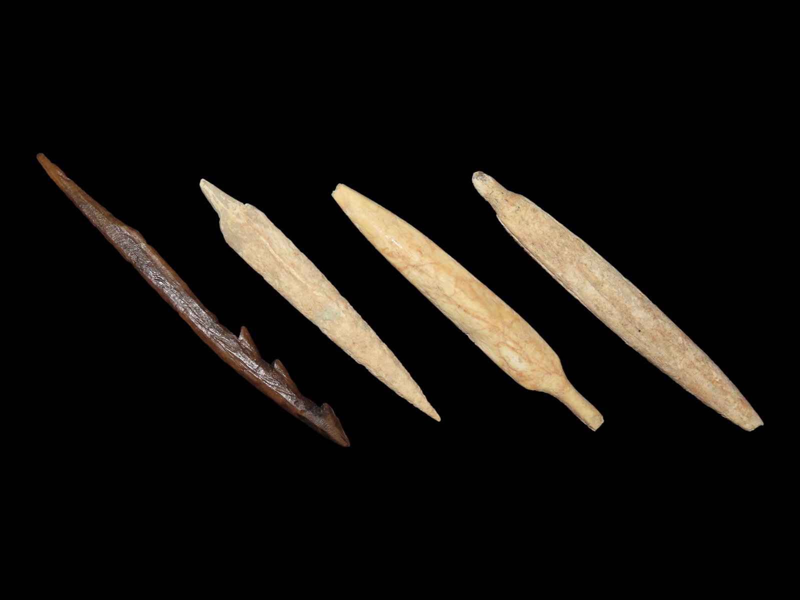 Bone Arrow Points, Mesopotamia, Circa 3000-2000 BC, Found in Modern-Day Iraq, Info Card Included: Bone Arrow Points, Mesopotamia, Circa 3000-2000 BC, Found in Modern-Day Iraq, Info Card Included