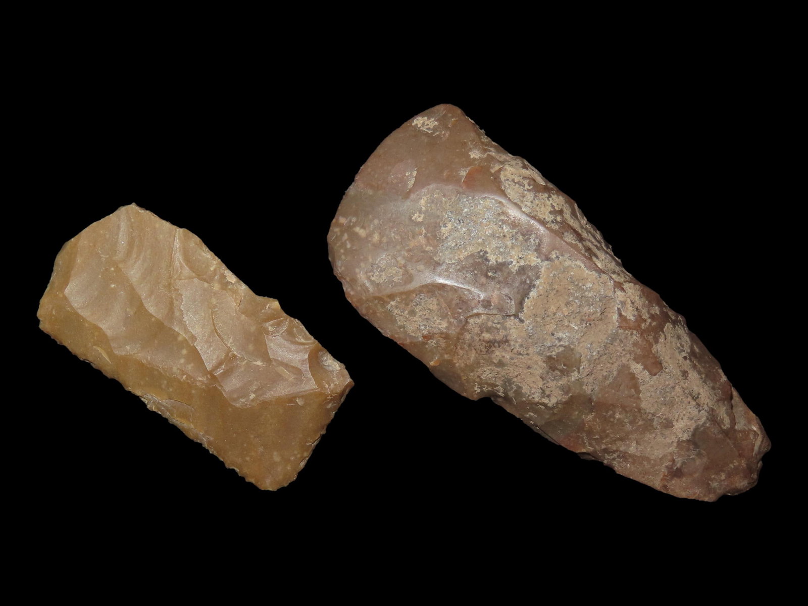 Sickle Blade and Flint Axe, Both from Egypt, Circa 4000 BC, Fayum Oasis, Egypt, Info Included (1 of 9)