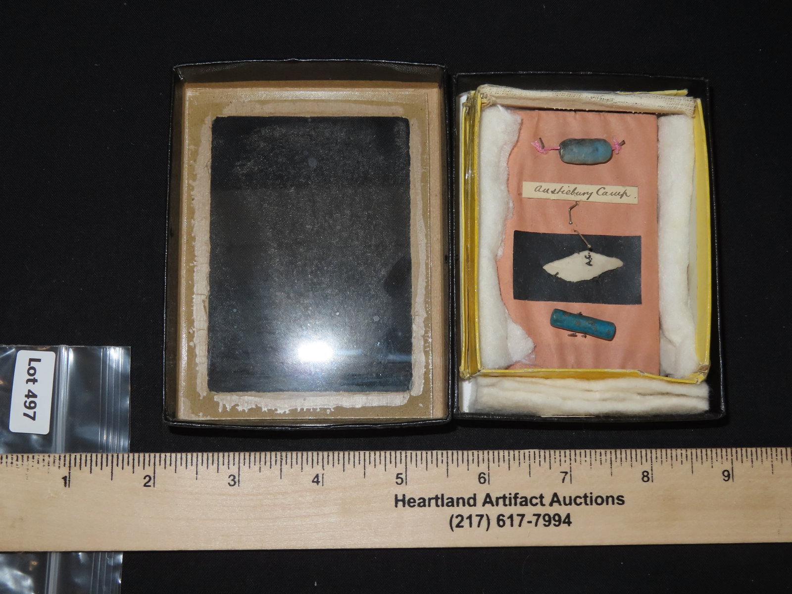 Flint Point and Beads from Egypt - 2