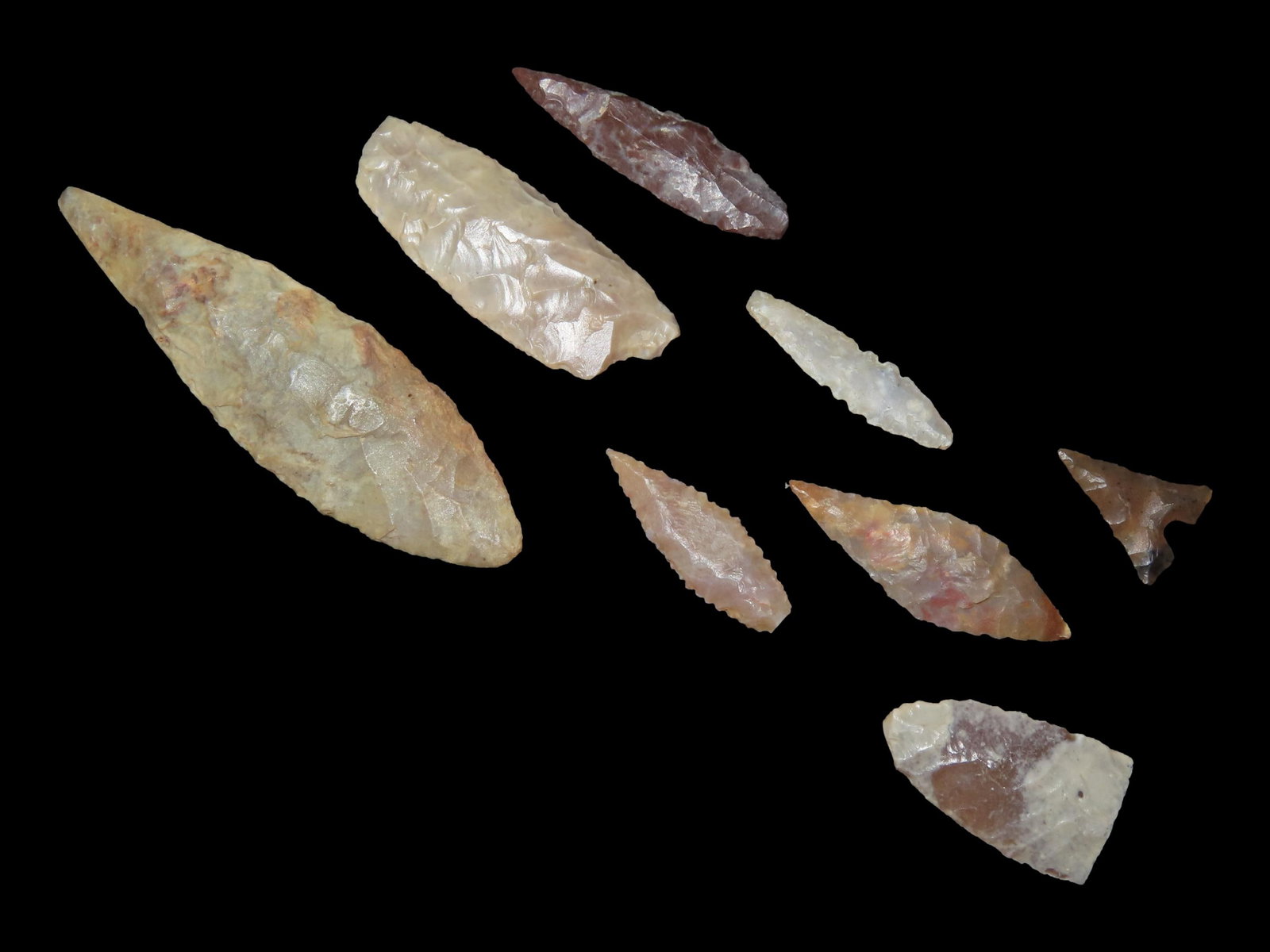 Neolithic Point, Found Near Tilemsi Oasis Area, Niger, Africa and Atlas Mountains, North Africa, (1 of 3)