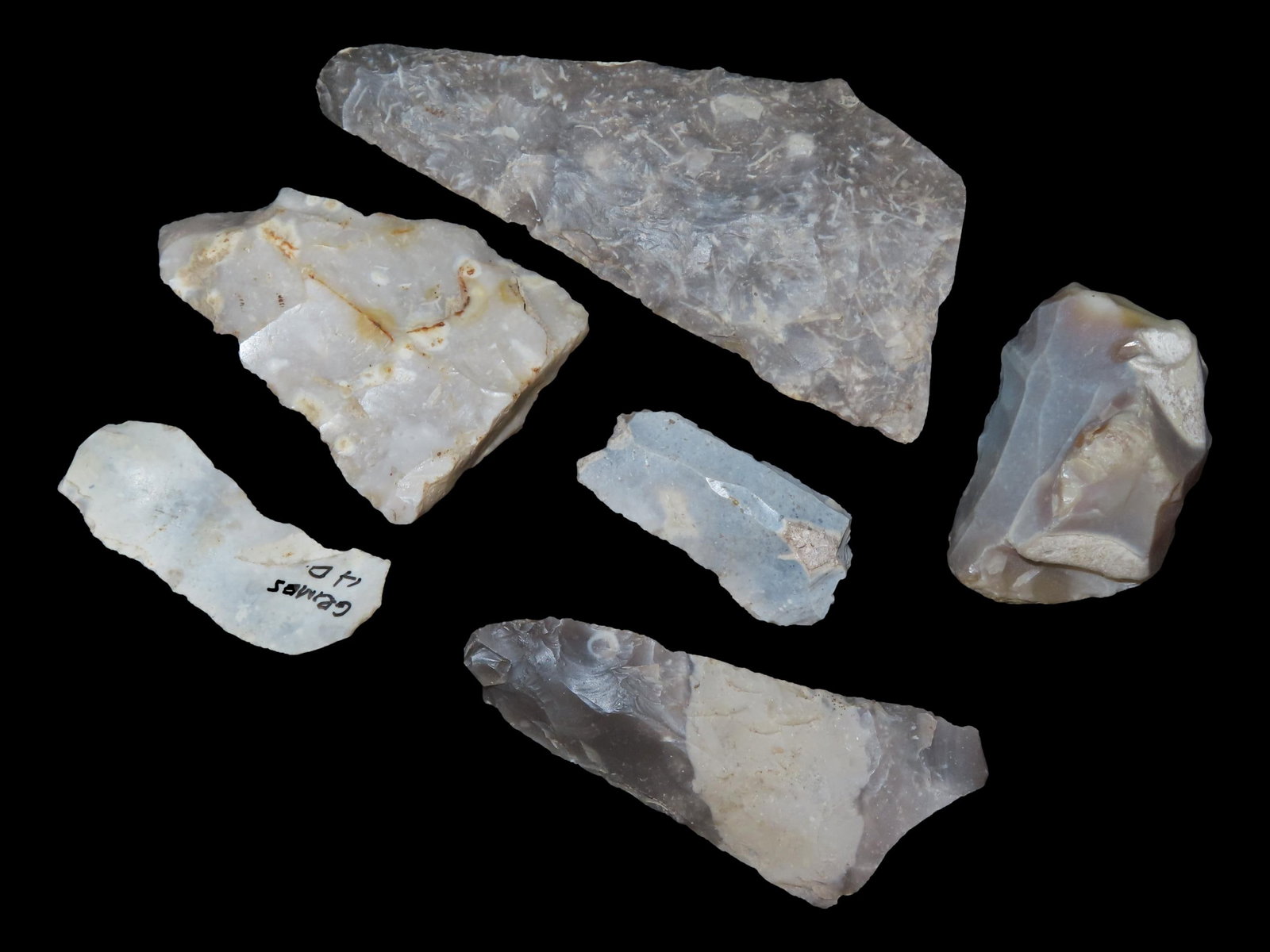 Danish Neolithic Flint Artifacts from British Isles and Central Europe, Info Included (1 of 2)