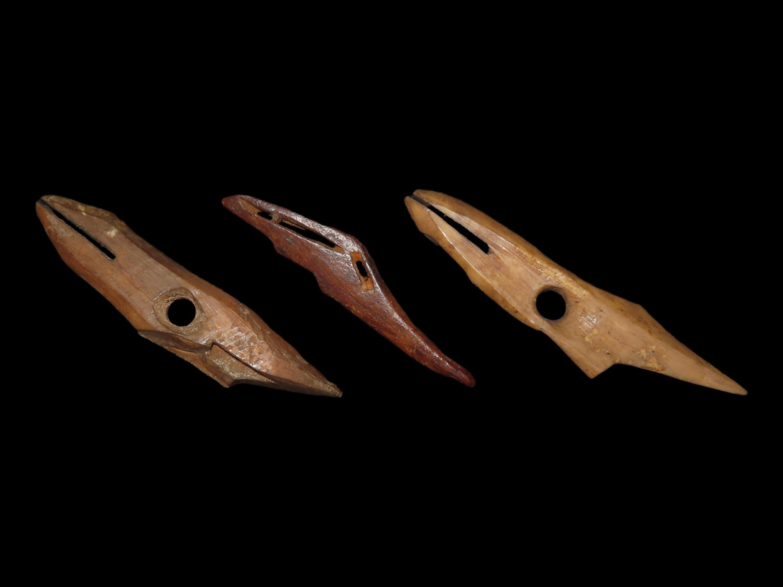 Lot of 3 Harpoon Heads, Bering Strait, Alaska (1 of 10)
