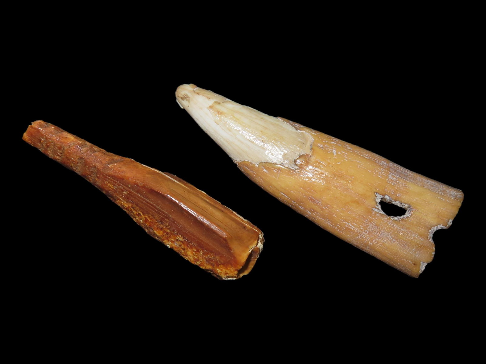 Eskimo Sewing Awl and Ornament, Bering Sea, Alaska (1 of 10)