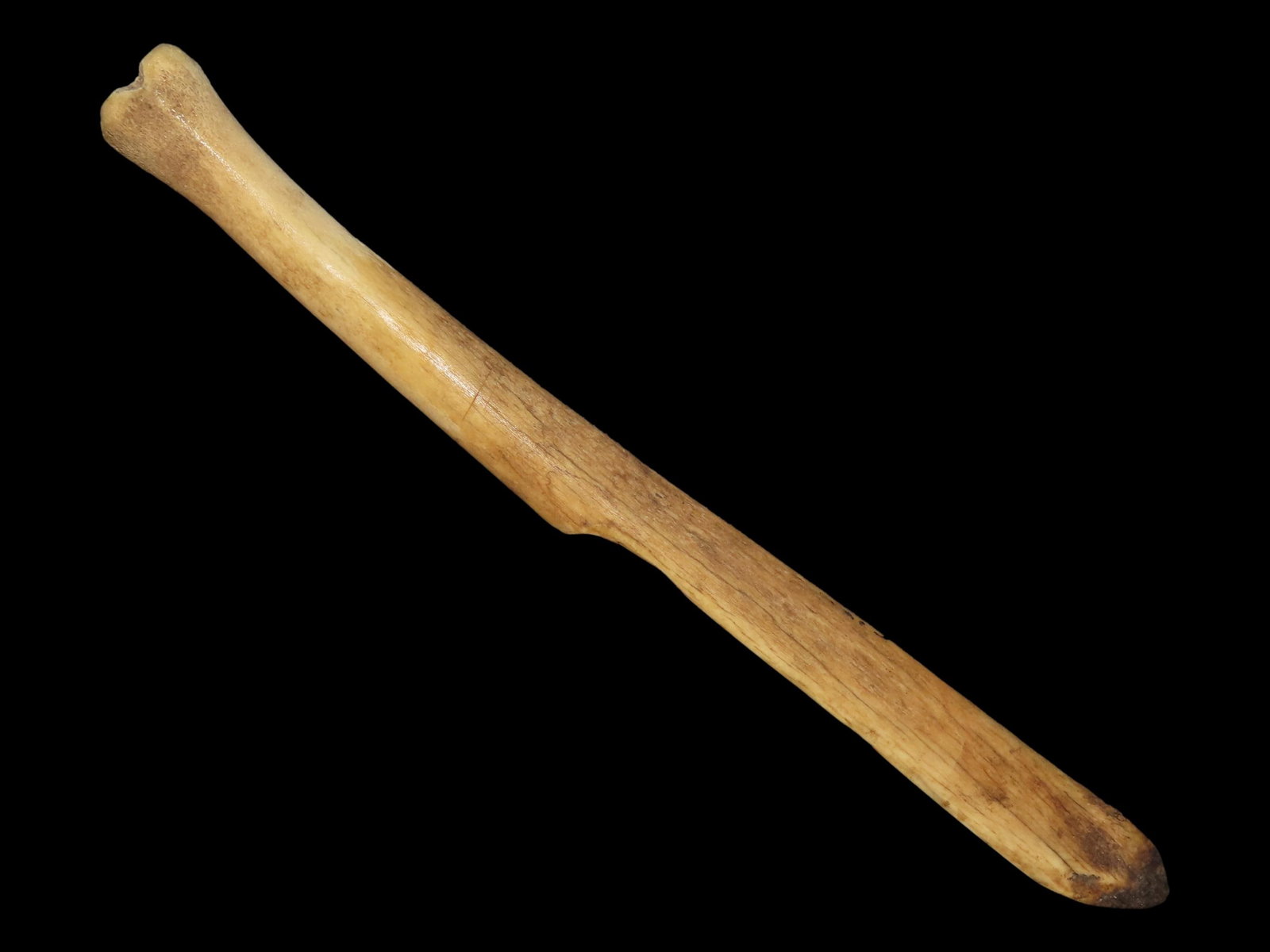 8 5/8?? Eskimo Bone Flensing Knife, Bering Sea, Alaska (1 of 8)