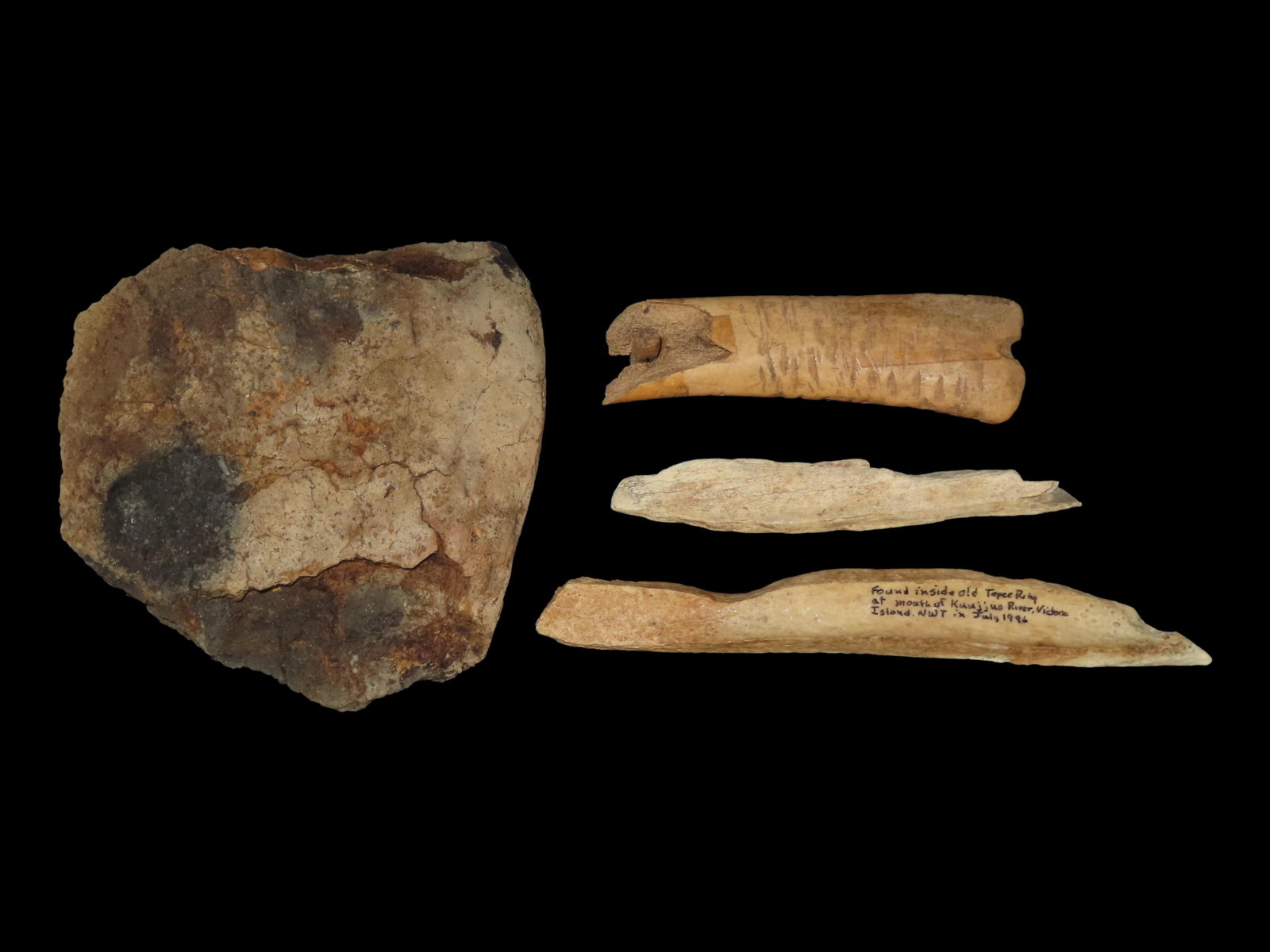 Eskimo Lot of Artifacts/Tools from Bering Sea, Alaska (1 of 11)
