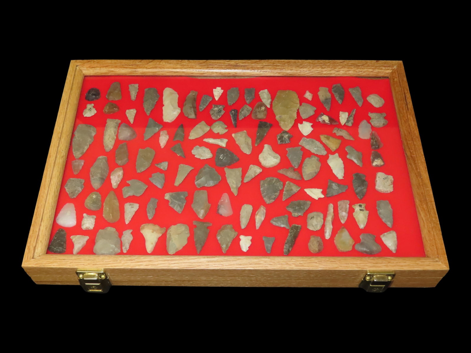 Frame of Midwest Arrowheads (1 of 6)