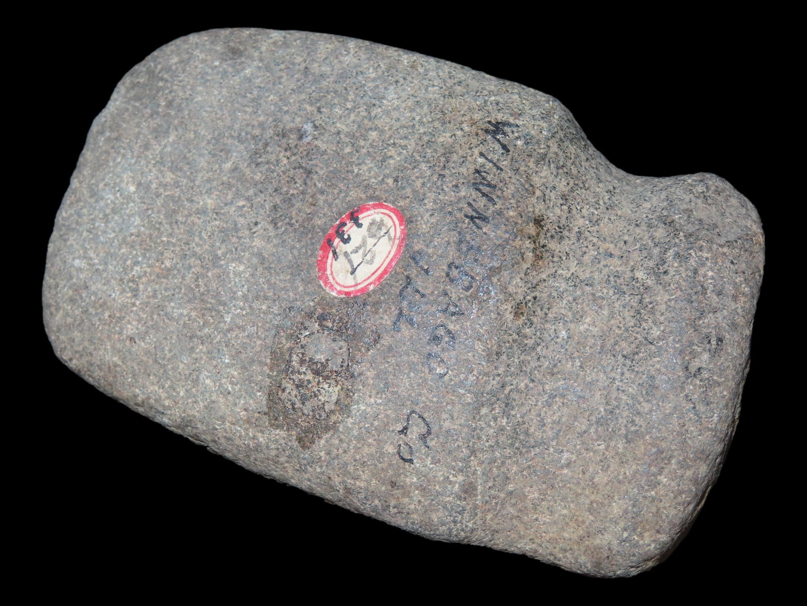 3 1/2" Three Quarter Grooved Axe, Winnebago County, Illinois, Ex. Herbert Mangold (1 of 10)
