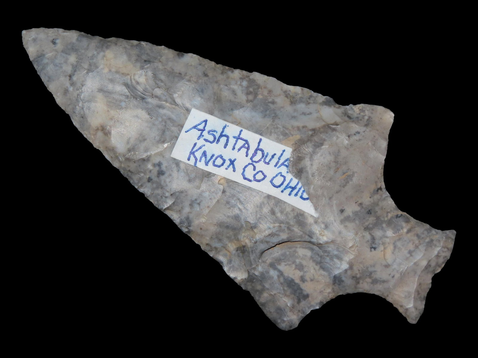 4 3/4" Ashtabula, Ohio Flint Ridge Chert, Knox Co., Ohio (1 of 6)