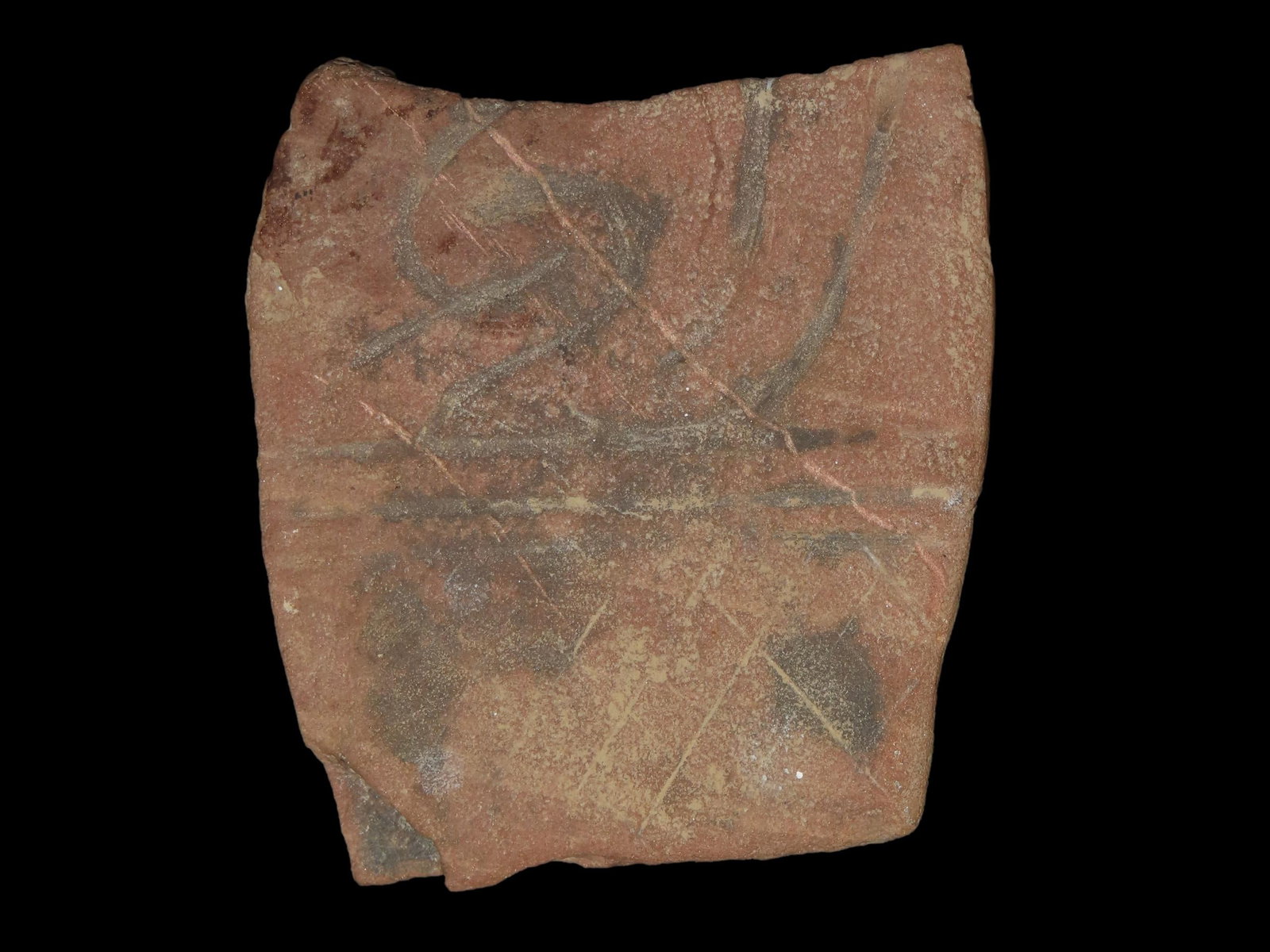 4 13/16" x 4 3/8" Extremely Rare Cahokia Wilson Tablet, Found at Cahokia in Madison Co., Illinois,: 4 13/16" x 4 3/8" Extremely Rare Cahokia Wilson Tablet, Found at Cahokia in Madison Co., Illinois, Reported as One of the Rarest Known Tablet Forms from the Cahokia Mounds Area, Accompanying Informati