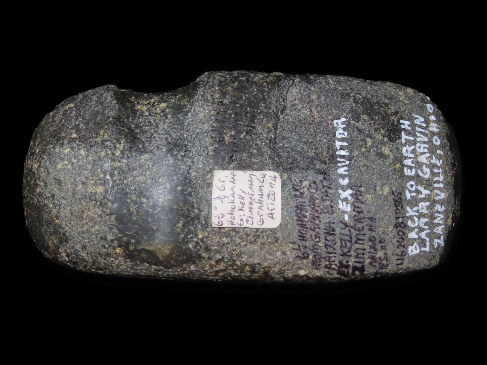 6 1/4" Hohokam Axe, Graham Co., Arizona, Ex. Kelly Zimmerman (1 of 7)