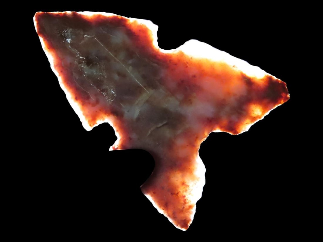7/8" Harrell Point, Found on the Matador Ranch, Punta de Agua Creek, Hartley Co., Texas: 7/8" Harrell Point, Found on the Matador Ranch, Punta de Agua Creek, Hartley Co., Texas