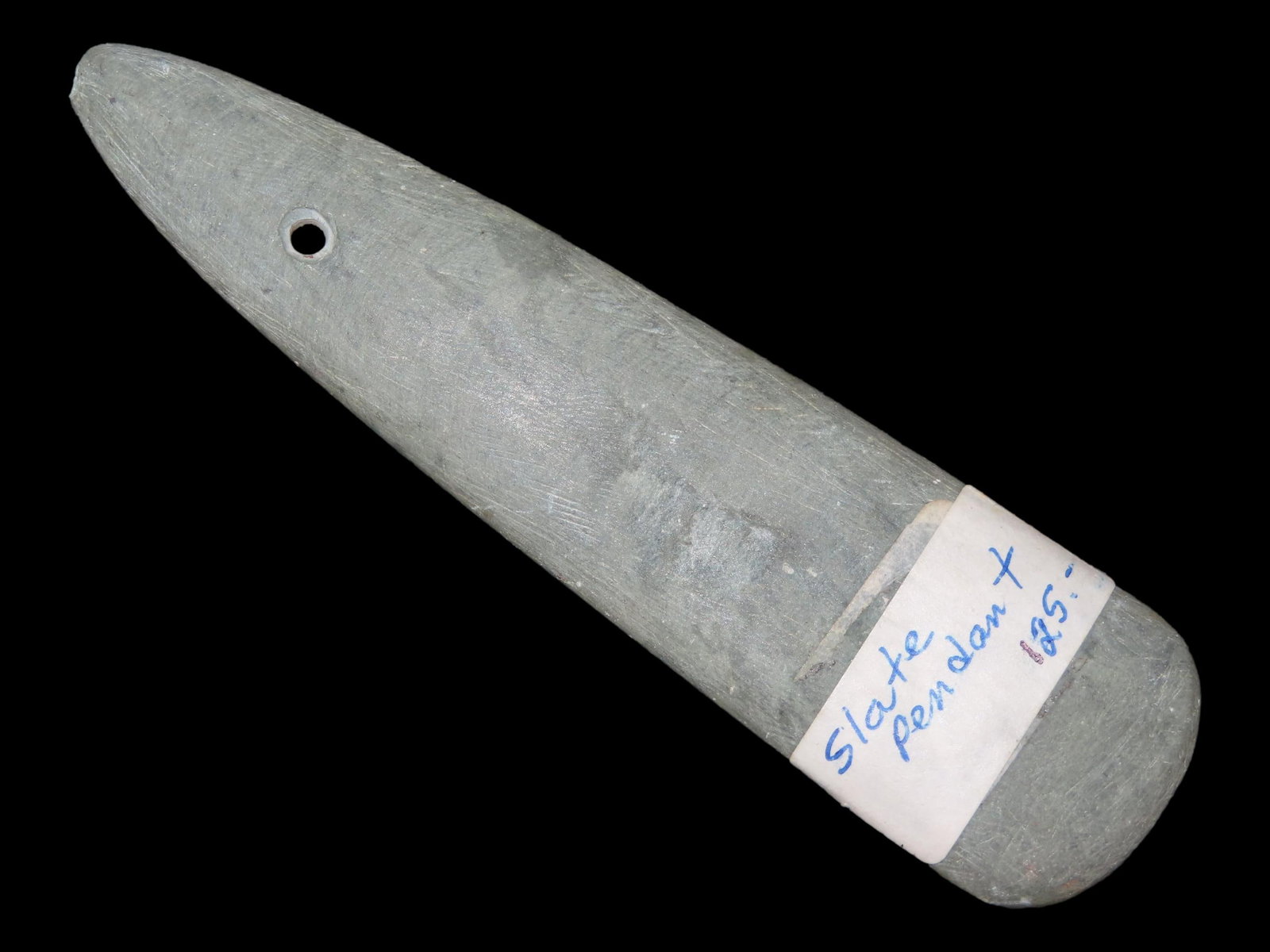 4 5/8" Slate Pendant, Found in Ohio (1 of 6)
