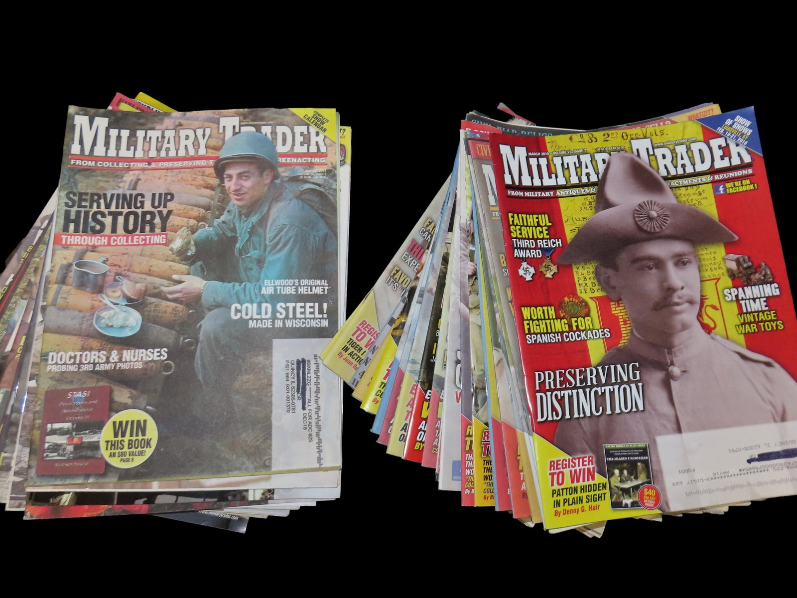 MILITARY TRADER FROM MILITARY ANTIQUES AND MEMORABILIA TO REENACTMENTS AND REUNIONS, LOT OF MUTIPLE (1 of 5)