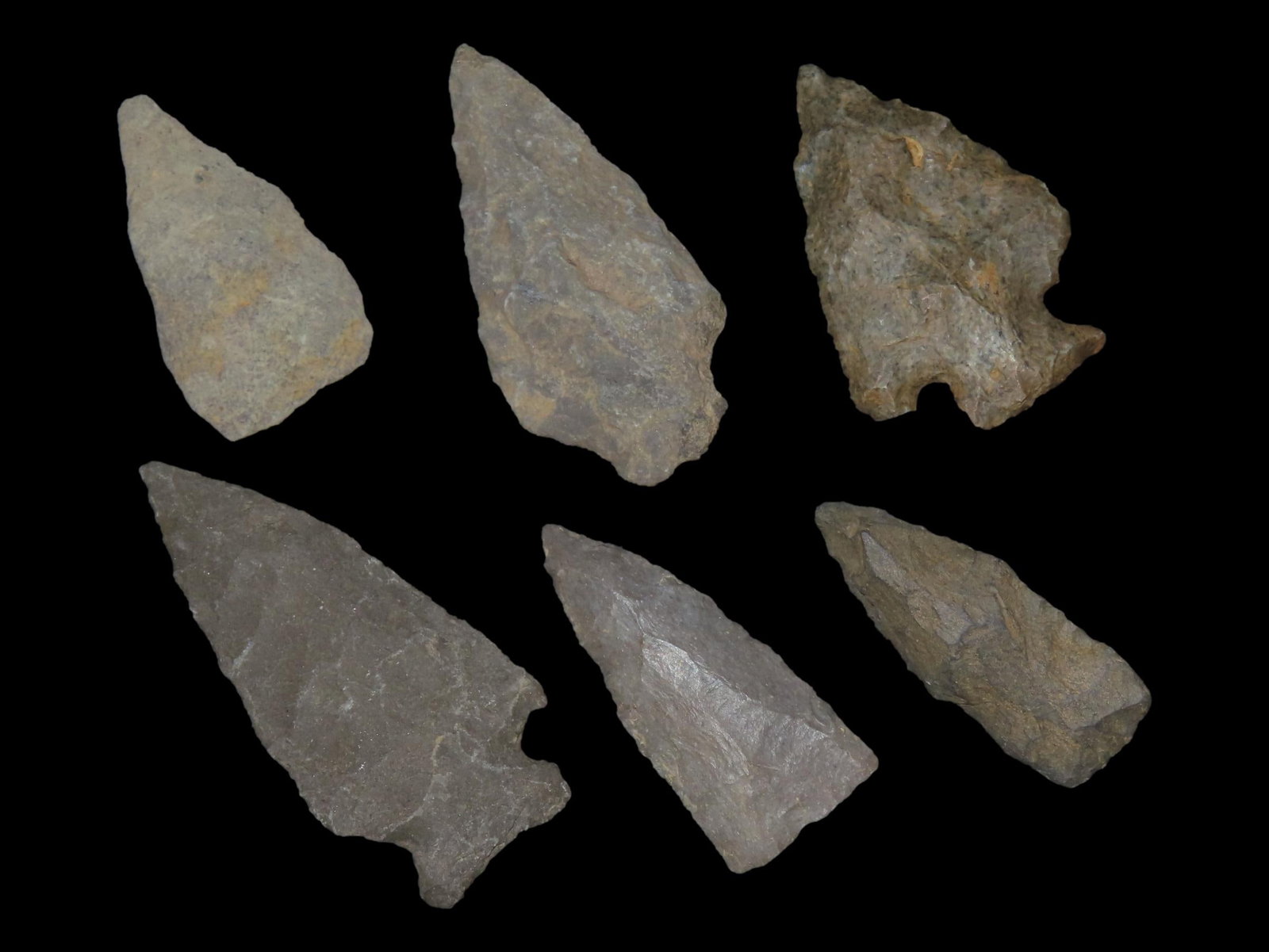 Lot of Archaic / Woodland Arrowheads from Penn. (1 of 2)