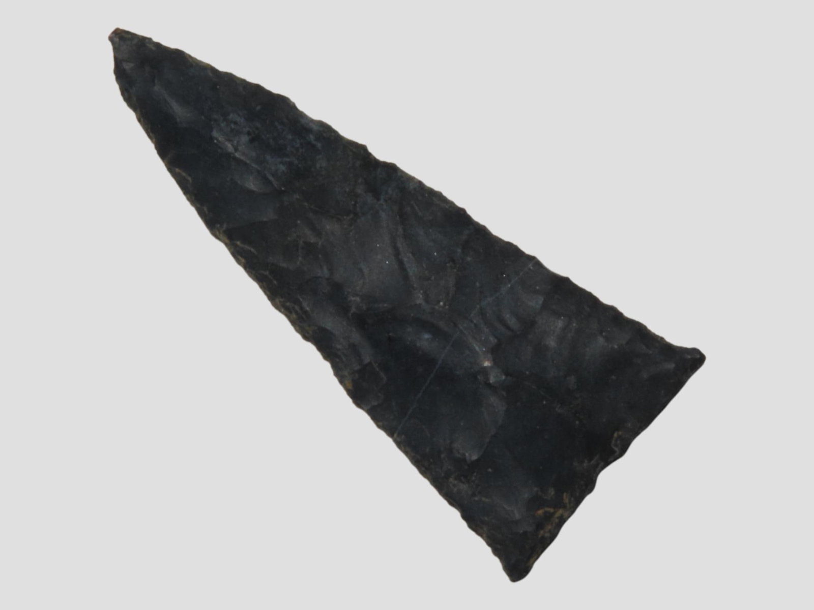 1 5/16" Triangular Birdpoint, Found Near Herman Penn. (1 of 4)