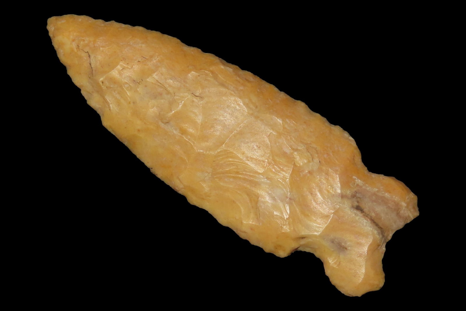 3 1/4" Ocola Point, Creek Stained, Scott Co., Illinois: 3 1/4" Ocola Point, Creek Stained, Scott Co., Illinois