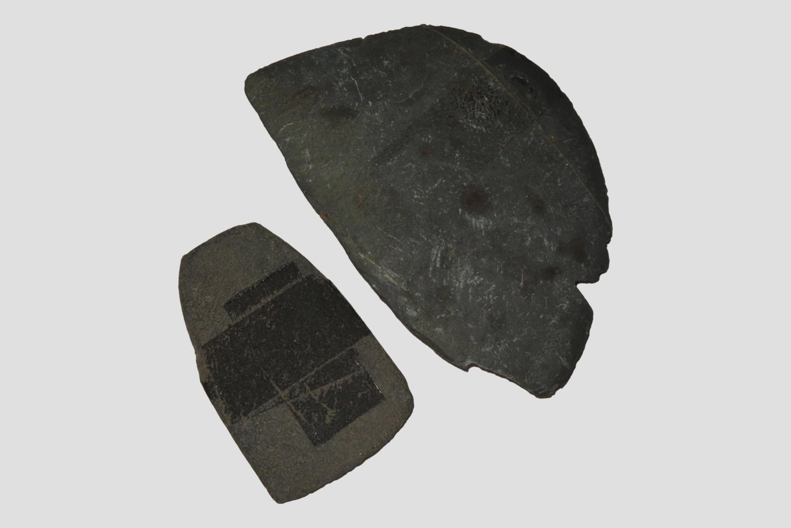 Lot of 2 Eskimo Slate Blades, Alaska (1 of 10)