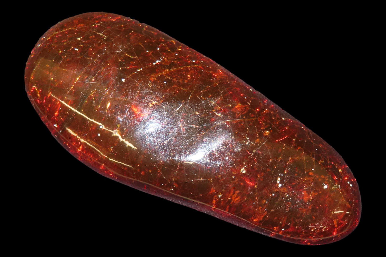 2 1/2" x 1" Beautiful Polished Amber Specimen (1 of 5)