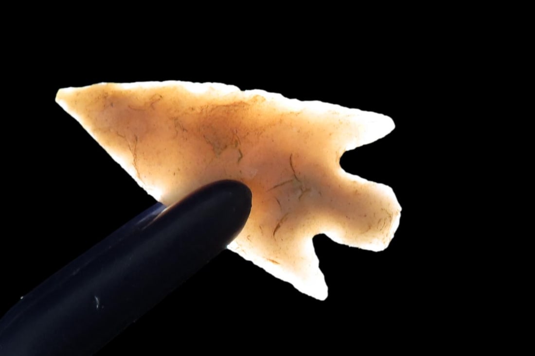 Amazing Needle Tip Bird Point found in Arkansas. Perfect gem grade example! Ex Joey Ellis (1 of 5)
